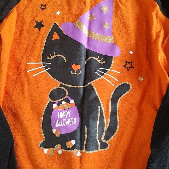 Toddler Girls Halloween Cat Long Sleeve Size 4T - Picture 2 of 3